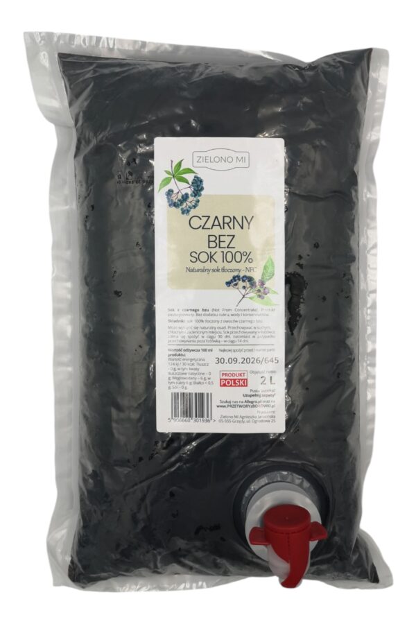 SOK NFC 100 %  z czarnego bzu 2000ml