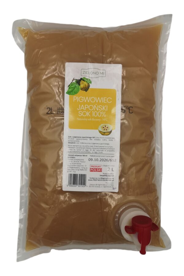 SOK NFC 100 %  z pigwowca japońskiego 2000ml