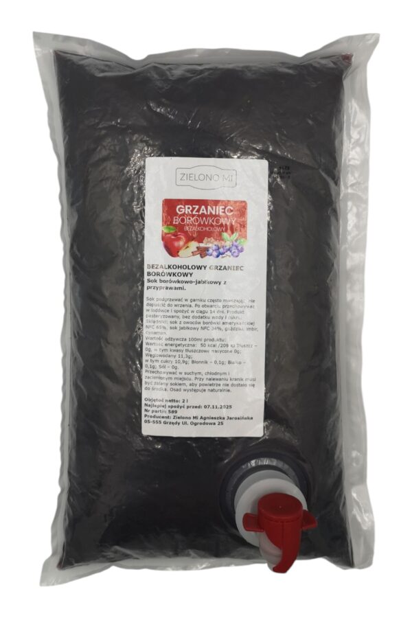 Grzaniec bezalkoholowy borówkowy 2000ml