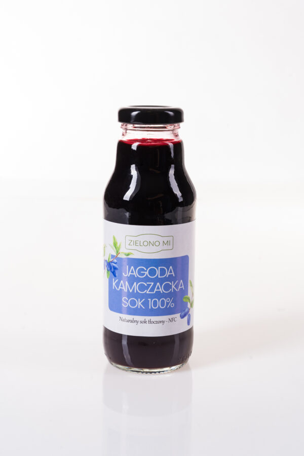 Zielono Mi - Naturalny sok tłoczony Jagoda Kamczacka 300ml