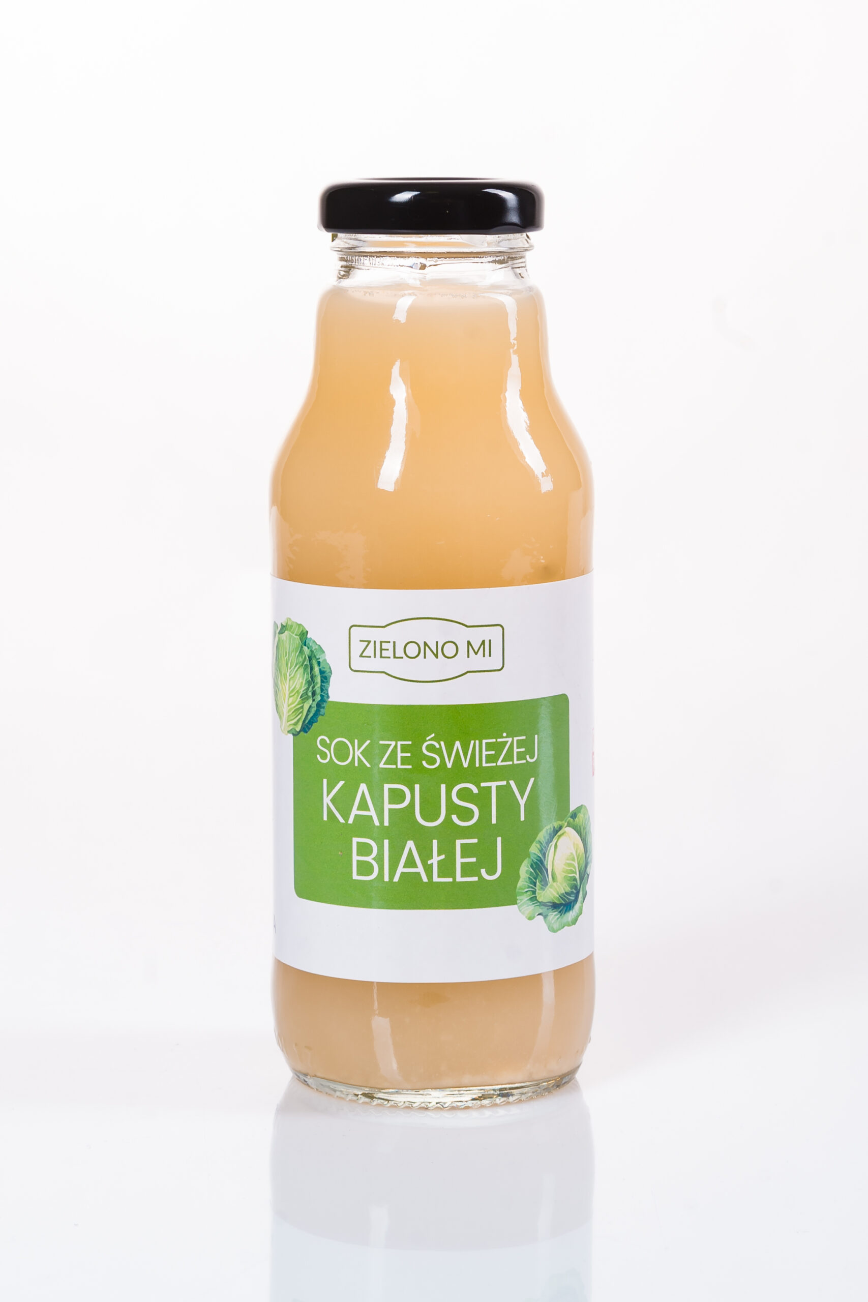 sok z białej kapusty