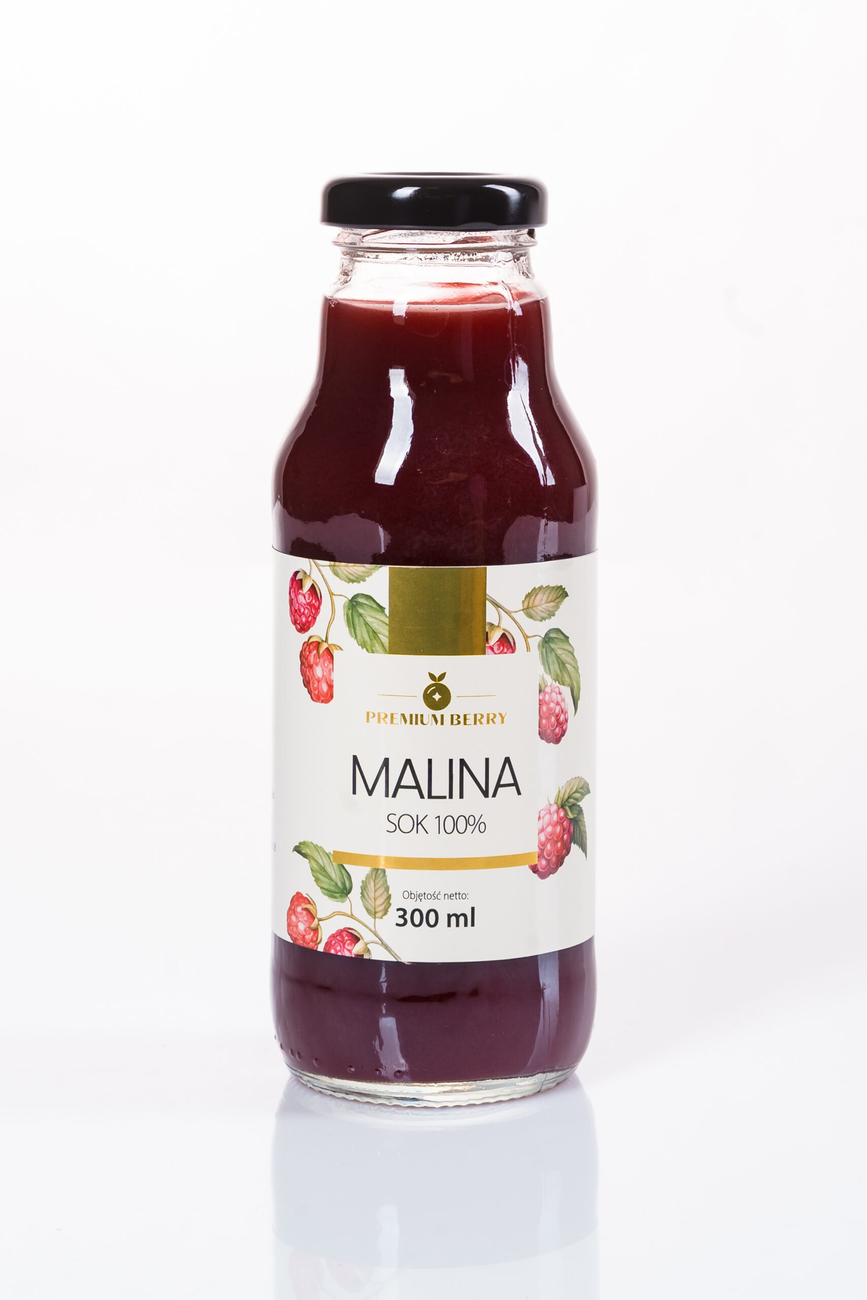 Sok z malin 100% Premium  300 ml
