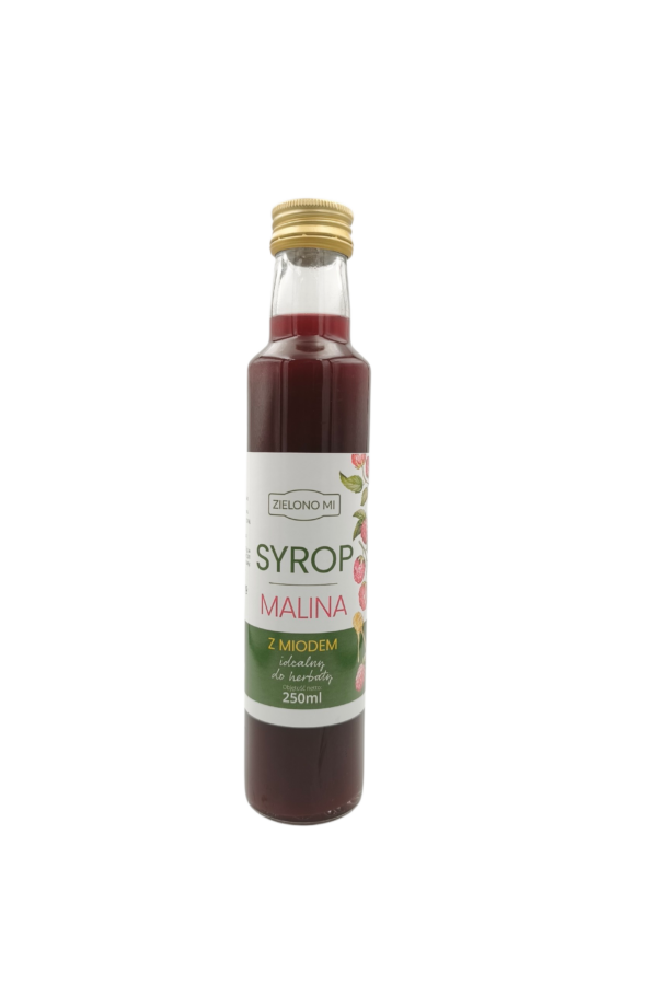 🍓 TRADYCYJNY SYROP MALINOWY Z MIODEM – NATURALNY HIT! 🍓