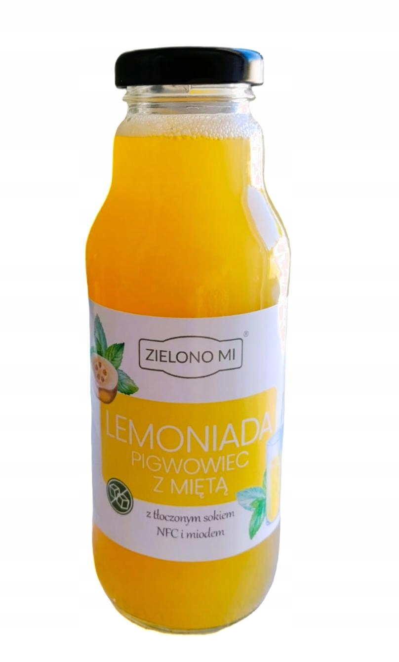 Pigwowcowa Lemoniada 300 ml - pigwowiec z miętą i miodem, orzeźwiający skład i smak