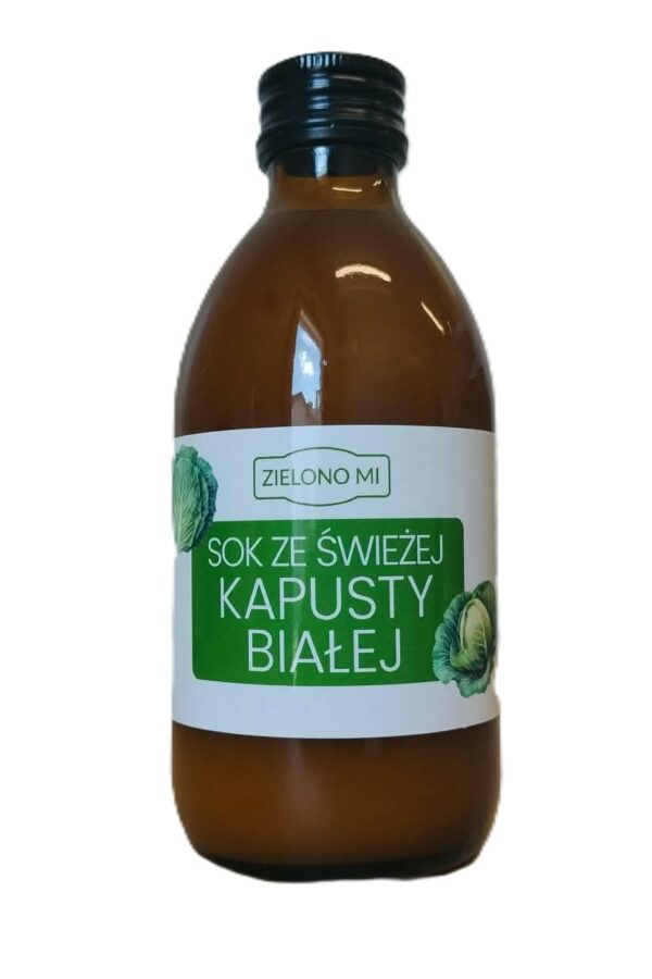 Sok ze świeżej kapusty białej 250 ml