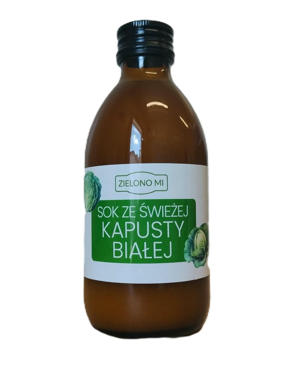 Sok ze świeżej kapusty białej 250 ml